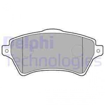 FREN BALATASI ON LAND ROVER FREELANDER I 96-06 - DELPHI LP1652