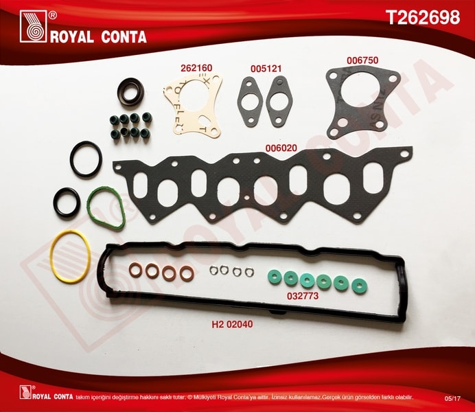 UST TAKIM CONTASI KANGOO CLIO R19 21 1,9TD SKT KECE - ROYAL T262698