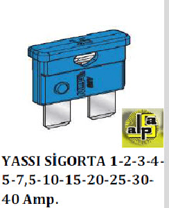 SİGORTA-BIÇAK (x100) 25 AMP   DOĞAL - MTA-M0600460