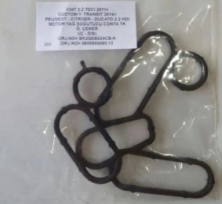 Fiat Yag Sogutucu Conta Takımı Ducato III Jumper III Boxer III 2.2hdi ( 100 - 110 - 120 - 130 - 150 Bg) E - Kaylas 386