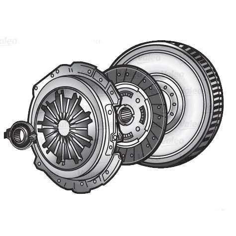VOLANT+DEBRIYAJ SETI (4 LU SET SABIT VOLAN) P308 P307 P407 P807 P607 C4 C5 II C8 DW10BTED4 (2,0HDI 1 - VALEO 835368