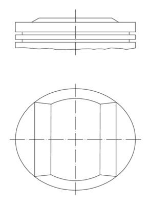 PISTON + SEGMAN 0.25mm (M111.9, 90.16mm) W202 94>00 C208 97>02 W210 95>00 R170 96>00 - MAHLE 0052101