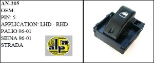 Unıversal Cam Anahtarı>fıat Palıo - Siena Sağ 96-01   >> - Mcar-An205