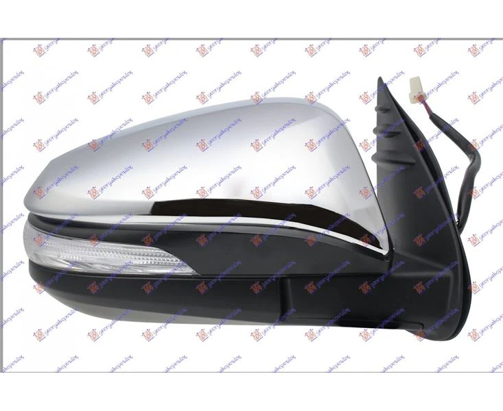 Toyota Ticarı Dis Dikiz Aynası Sol Toyota Hilux Revo 15>18 (elektrikli/krom Kapak/sınyallı) - Art M008.8258