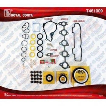 MOTOR TAKIM CONTA (ALT / UST FULL) S,K,C HARIC SKT KECELI SUBAP LASTIKLI P307 P308 P407 PARTNER TEPE - ROYAL T461009