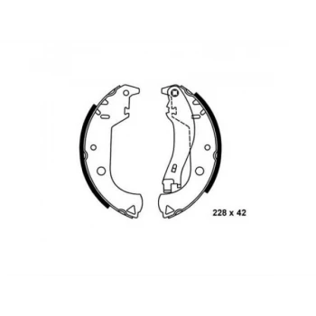 Suzukı Fren Balatası Arka Kampana Vitara 94>98 254×47 - Braxıs Ac0133