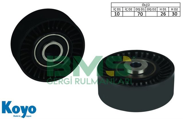 Psa Alternator Gergi Rulmanı 10x70x26 / 30 Plastık (plastıc) 206- C Crosser. Xsara Picasso Jaguar Xf 2.2 - Bms 433