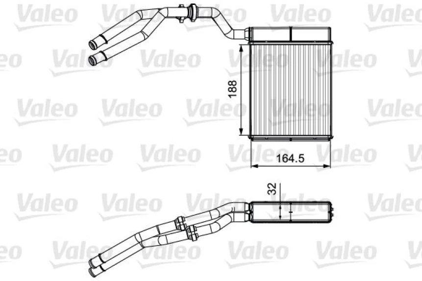 Ford Kalorıfer Radyatoru Mondeo IV 07>14 S Max Galaxy 06>15 - Valeo 811515