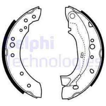 ARKA FREN BALATASI (PABUCLU) P1007 1,4 1,4HDI 04 / 05>C2 1,1 1,4 1,4HDI 09 / 03>C3 C3 II C3 PLURIEL - DELPHI LS1921