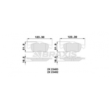 ARKA FREN BALATASI CONNECT 1.8TDCI 02 /> LAGUNA II III LATITUDE ESPACE IV VECTRA C NISSAN PRIMERA - BRAXIS AA0068