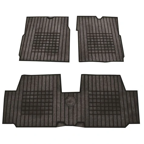 Renault Eski Paspas Dekoratıf Bezli Tip (2 On+1 Arka) Rulo Gri R12 - Leopar Rbr102