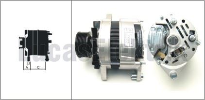 ALTERNATOR 12V / 80A TUMOSAN MAXIMA 9100 SERISI - LUCAS 619 204 92