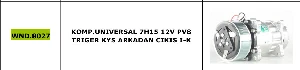 Unıversal Klima Kompresörü>unıversal 7h15 12v Pv8 Triger Kys Arkadan Cikis I-K - Wondo-8027