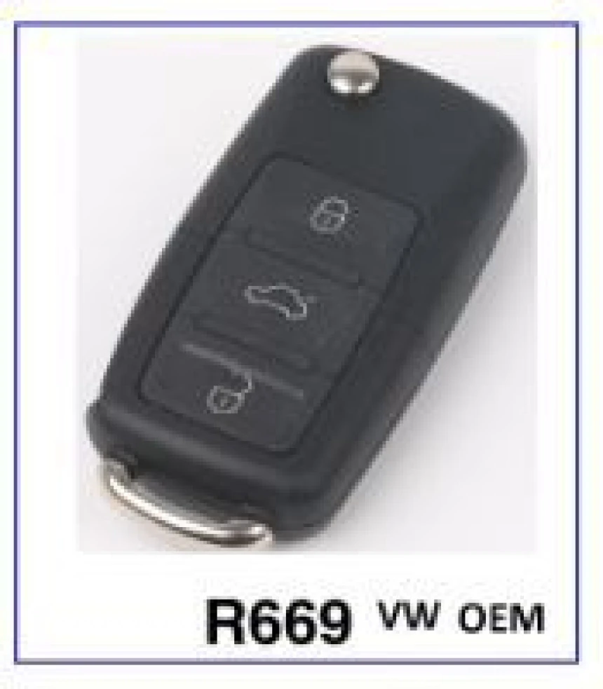 Vag Uzaktan Kumanda Acma Kapama Vw Tip Sustalı 3 Tuslu - Mfk R669