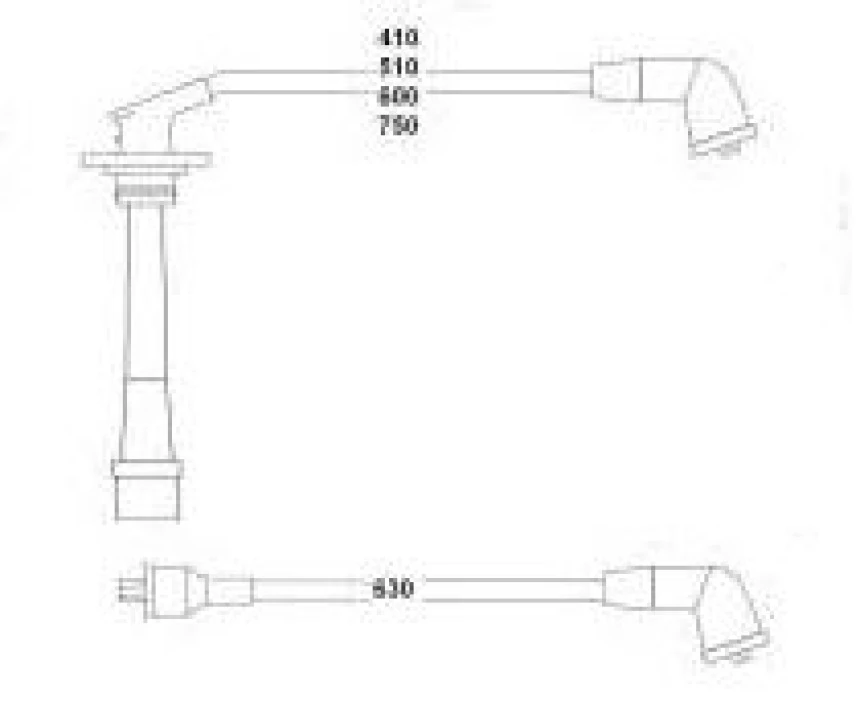 Daıhatsu Bujı Kablo Takımı Applause 1.6 16v 89-00 - Hellux Hbk3396