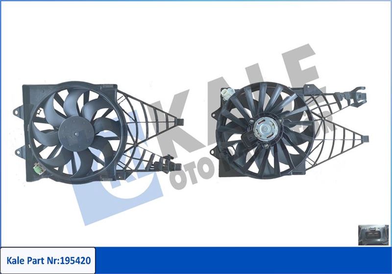 FAN MOTORU DAVLUMBAZLI LINEA 1,3 / 1,4 TURBO (AC) - KALE 013501001