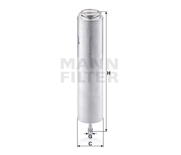 MAZOT FILTRESI BMW 5 SERISI 1 SERISI X3; X5; MINI 7 SERISI X 6; 6 SERISI 3 SERISI - MANN WK5002