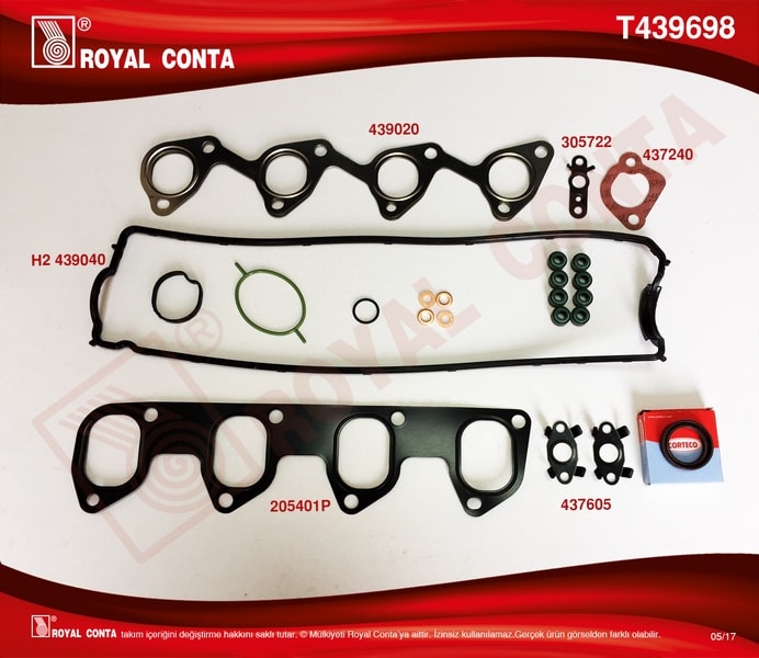UST TAKIM CONTA REINZ KECELI S,K,C HARIC CONNECT 1,8TDCI 02>13 FOCUS 1,8TDCI 98>04 - ROYAL T439698