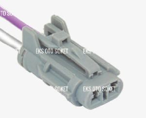 SOKET>2 PİN OTO ELEKTRİK TESİSAT - EKS-2C033A