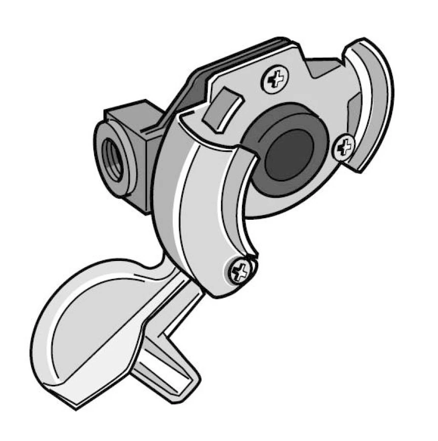 Unıversal Truck Kaplın Kafası M16 Sarı Standart Sibopsuz - Knorr İi17355