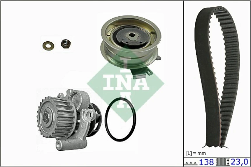 Vw Triger Seti - Devirdaımlı 138 Dis /- Kp15489xs-1 - İna 530 0171 30