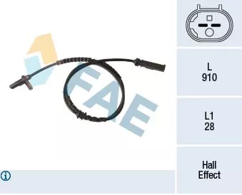ABS SENSORU ON SAG SOL XDRIVE BMW E60 F10 F07 F11 F12 F06 F01 F02 F03 F04 - FAE 78336