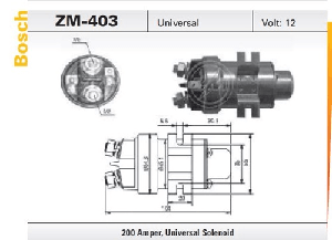 MARŞ OTOMATİĞİ-DT-12V -200-800 AMP.UNIVERSAL ARA OTOMATIK- - ZM-403