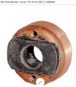 Unıversal (x2) Rotor Bakırı Lucas Tip A115 Çiftli - Dodo-Xrb060