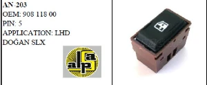 Unıversal Cam Anahtarı>fıat Doğan Slx Sağ   >>90811800 - Mcar-An203