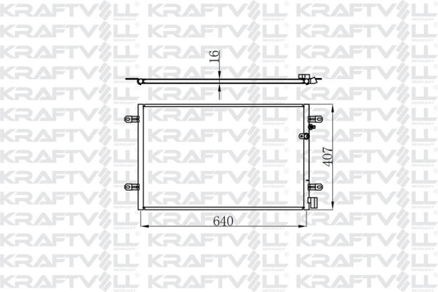 Vag Klima Radyatoru A6 3.0tdi Quattro 05>11 - Kraftvoll 08060149