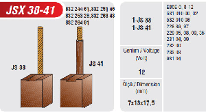 MARŞ KÖMÜRÜ-FT 7x13x17,5…..12V - MEGA-JSX38-41
