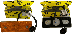 Side Marker  , Turuncu , 24 V , Kablolu , LED li , ECE   TEMSA - FARBA-13426E