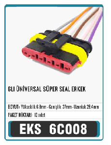 SOKET>SÜPER SEAL 6 LI   S6009   13216E - EKS-6C008