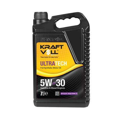 YAG & ANTIFIRIZ MOTOR YAGI BENZIN-DIZEL 5W30 TAM SENTETIK SL/CF 7 LT. - KRAFTVOLL 17011007