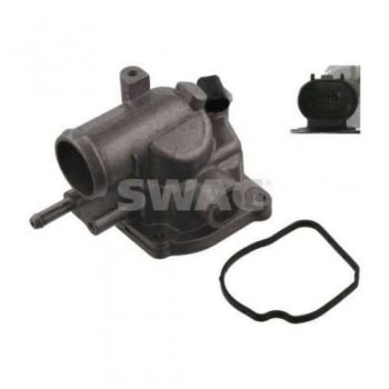 TERMOSTAT 92 °C (KOMPLE, OM611) E-CLASS W210 98>02 S210 99>03 - SWAG 10938817