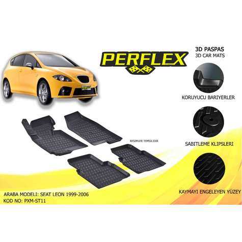 Vag Paspas 3d Havuzlu X-Mat Leon 99>06 - Perflex Pxm-St11