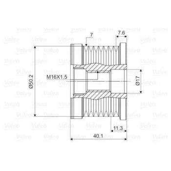 ALTERNATOR KASNAGI X164 09>12 W211 06>08 W221 09>13 W164 09>11 - VALEO 588100