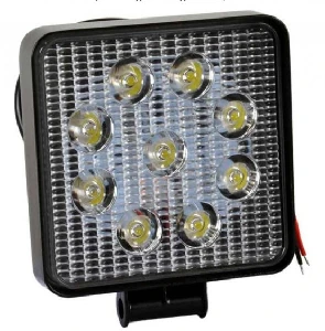 Unıversal Ledli Çalışma Lambası-Kare 9 Led 27w/12v-80v - Sprlight-Tasl1003