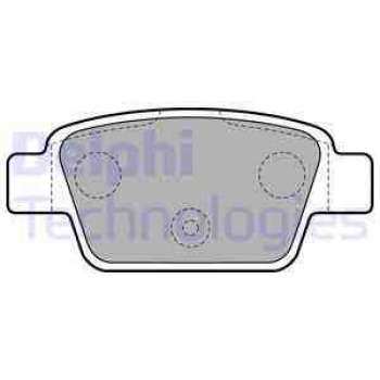 FREN BALATASI ARKA STILO TUM MODELLER 01> BRAVO LINEA 1,4 1,4T JET 1.6 1,9D MTJ 07> MULTIPLA 98> DEL - DELPHI LP1719