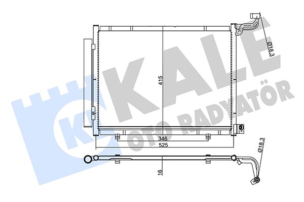KLIMA RADYATORU FIESTA 17 COURIER 17 ECOSPORT 17 1.5 ECOBLUE  1.1 CVT -1.5 TDCI - KALE 357320