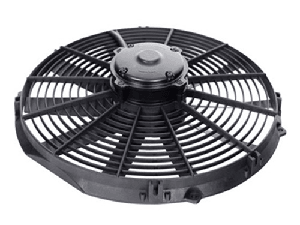 KOMPLE AKSİYEL FAN-24V 14'' EMİCİ (10 KANAT) GENİŞ MOTOR   5702114240002 - KORMAS-74315023