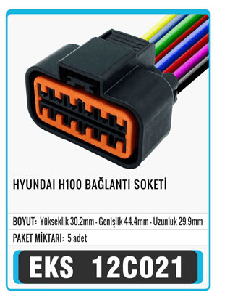 SOKET>HYUNDAI H100 BAĞLANTI - EKS-12C021