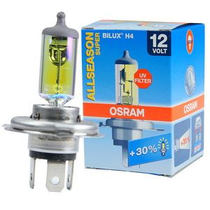 Unıversal Ampul H4 12v 55 / 60w Tirnaklı Far (43t) / (colormatık %30 Fazla İsik) Sarı Dort Mevsim - Osram 64193 Als
