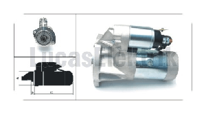 MARŞ MOTORU> 12V/2.5kW/9DİŞ FORD MAVERICK 2.7TD -
NISSAN PICKUP TRUCK,TERRANO II,URVAN 2.3,2.5 - LUCAS-LES0262