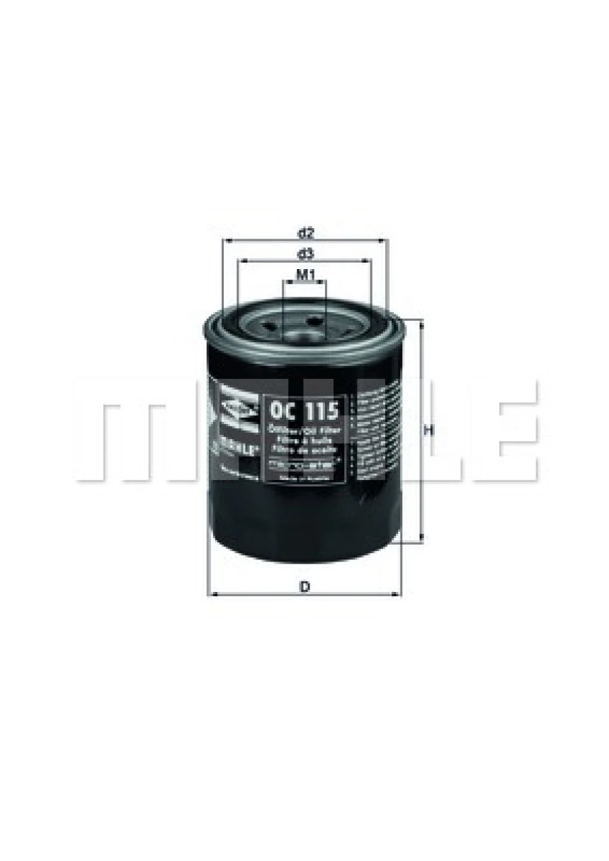 Fiat Yag Filtresi - Yag Filtresi - Mhl Oc115