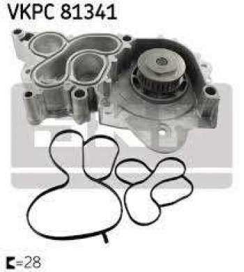 Vag Devirdaım Caddy 16> CC 12>17 Golf VII 13>17 Jetta 15> Polo 15> Scirocco 15>18 Sharan 16> Tiguan 12> - Skf Vkpc81341