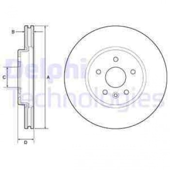 ON FREN DISKI ASTRA K (CAP 300) - DELPHI BG4783C