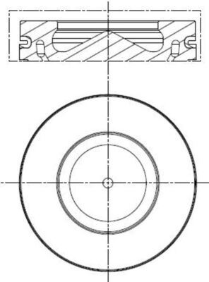 PISTON SEGMAN (STD 84,00mm) N47 D20 C E81 E82 E87 E88 F20 F22 F87 F21 E90 E92 E93 F30 F80 F31 F34 F3 - MAHLE 081PI00113000