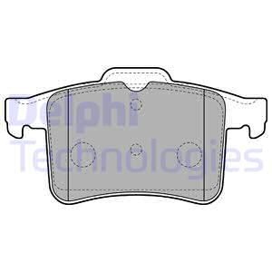 Jaguar Fren Balatası Arka Jaguar Xf I (x250) Xfr-S 09>15  Xj (x351) 09> - Delphi Lp2179