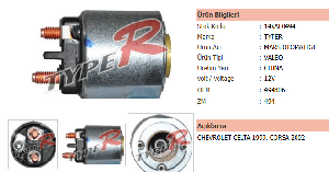 MARŞ OTOMATİĞİ> ZM494  12V  CHEVROLET CELTA  1999CORSA 2002 - TYPER-14VAL0494-Si-Way